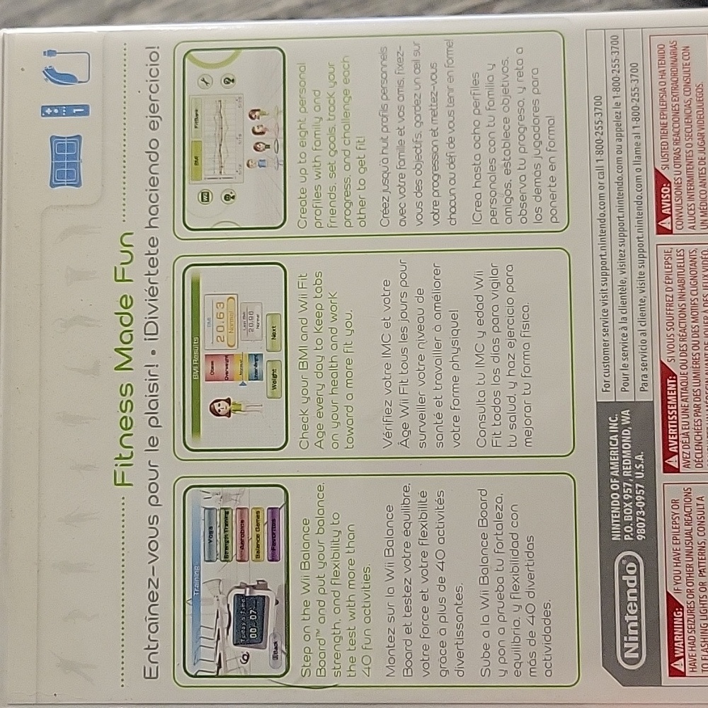 Wii FIT for Nintendo Wii GAME ONLY Board Not Included - Picture 4 of 10